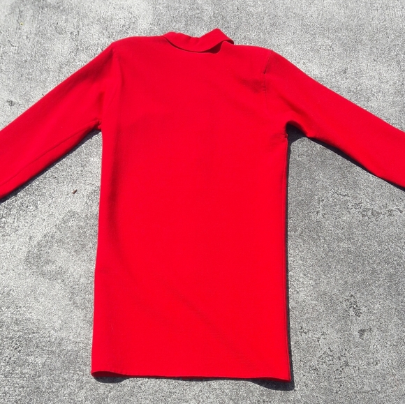 Carolyne Roehm crepe wool coat - Picture 4 of 8